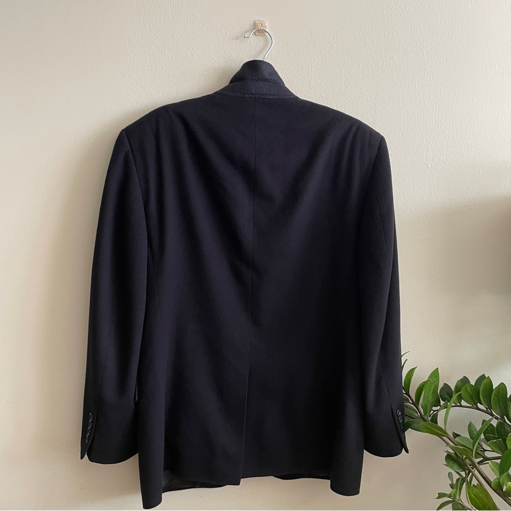 Jos A Bank Blazer Cashmere 100% Mens Navy Blue Sport Coat Jacket Academic 40S - Picture 7 of 11